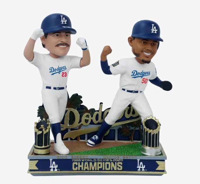 Kirk Gibson, Mookie Betts, Dodgers bobblehead, FOCO