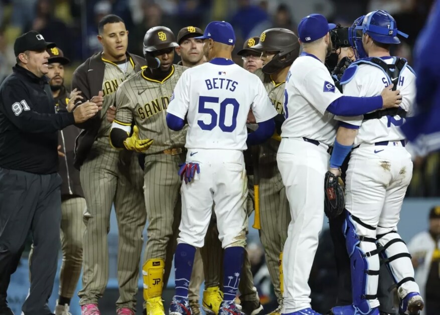 Mookie Betts, Jurickson Profar, Manny Machado, Max Muncy, Will Smith