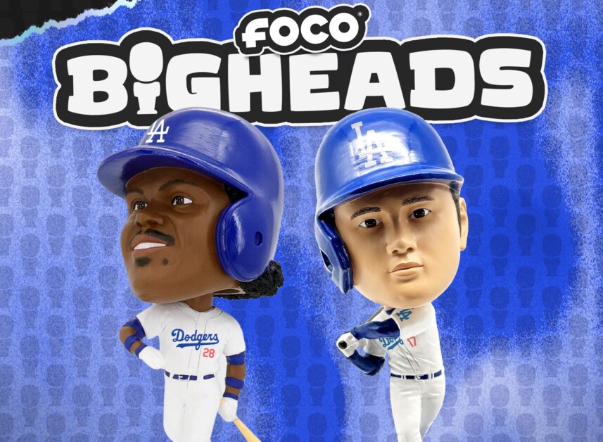 Pedro Guerrero bobblehead, Shohei Ohtani bobblehead, Dodgers bobbleheads, FOCO