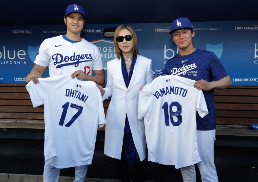 Shohei Ohtani, YOSHIKI, Yoshinobu Yamamoto