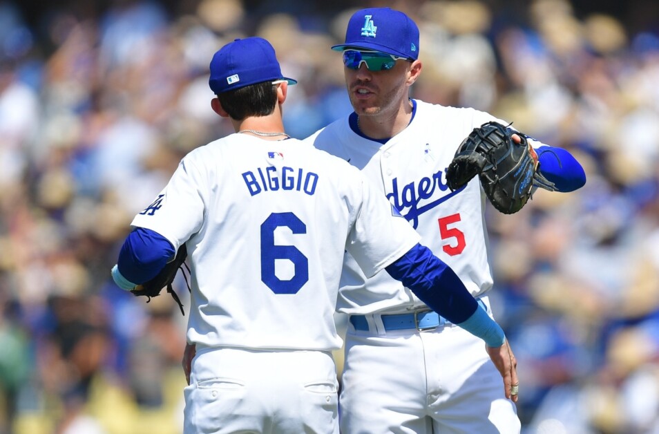 Cavan Biggio, Freddie Freeman, Dodgers win