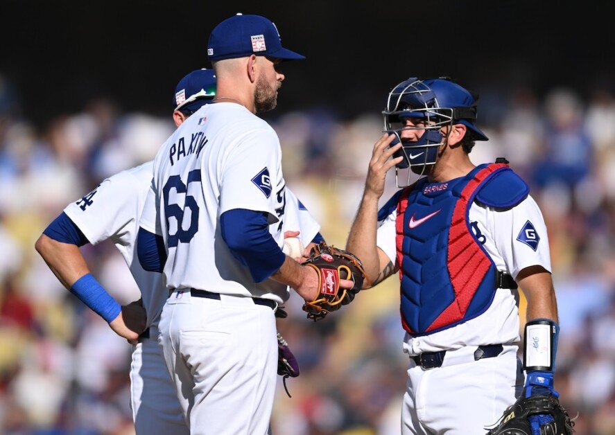 James Paxton, Austin Barnes, mound visit