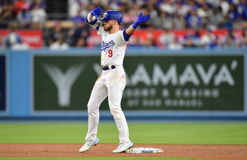 Gavin Lux, Dodgers celebration