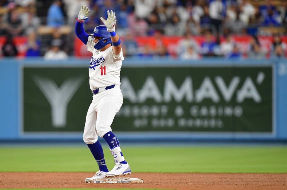 Miguel Rojas, Dodgers celebration