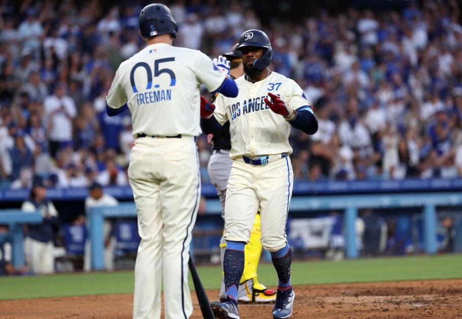 Freddie Freeman, Teoscar Hernández, Dodgers City Connect