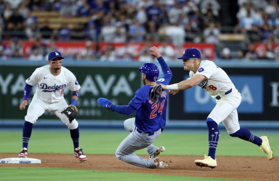 Miguel Rojas, Cody Bellinger, Kiké Hernández