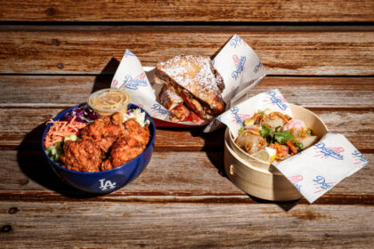 Chicken Karaage Bowl, Deep Fried Peanut Butter and Nutella Sandwich, Chili Oil Dumplings, Dodger Stadium food, 2024 World Series