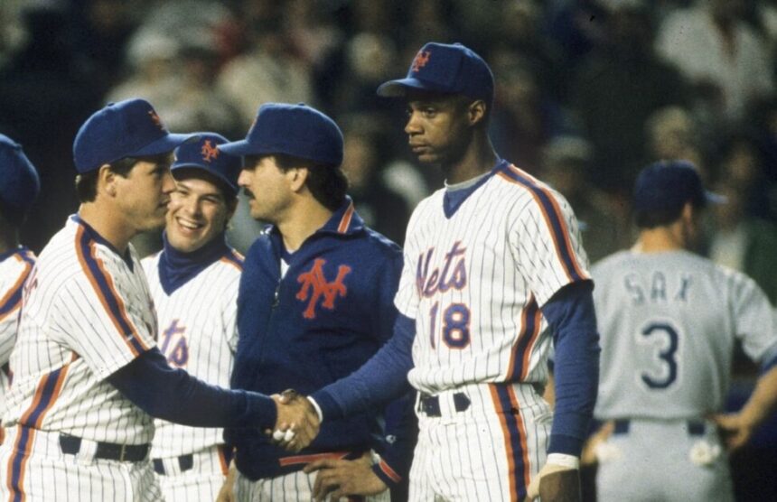 Darryl Strawberry, Steve Sax, 1988 NLCS