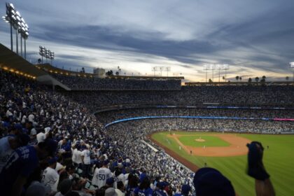 Dodger Stadium view, 2024 World Series