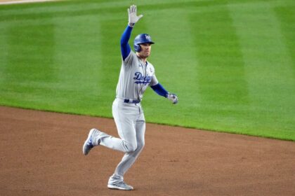 Freddie Freeman, Dodgers celebration, 2024 World Series