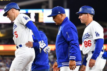 Freddie Freeman, Dave Roberts, Clayton McCullough