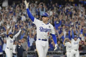 Freddie Freeman, Teoscar Hernández, Max Muncy, Dodgers walk-off win, 2024 World Series