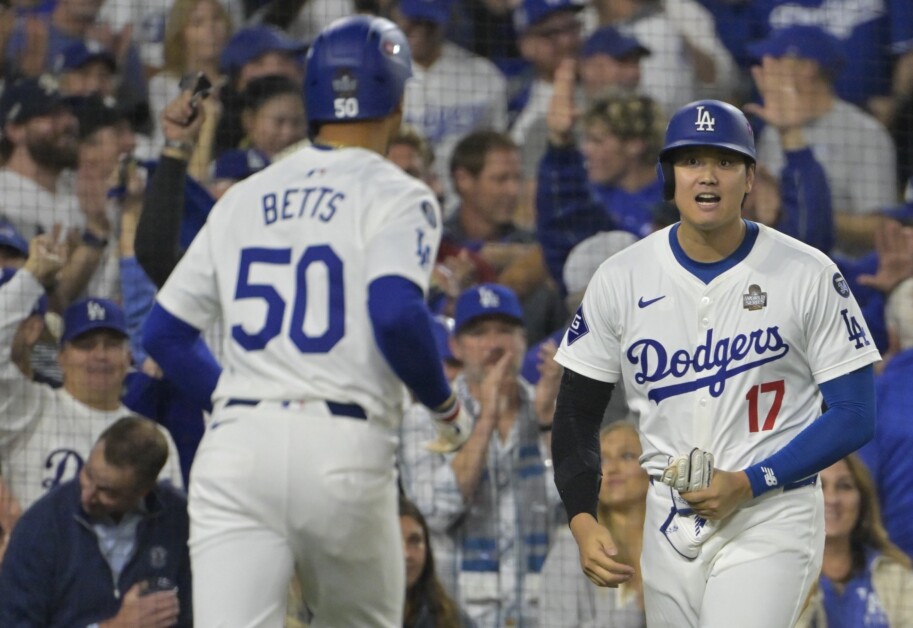 https://dodgerblue.com/wp-content/uploads/2024/10/Mookie-Betts-Shohei-Ohtani-2024-World-Series.jpg