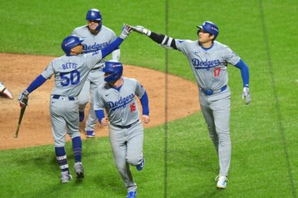 Shohei Ohtani, Mookie Betts, Will Smith, Kiké Hernández, 2024 NLCS