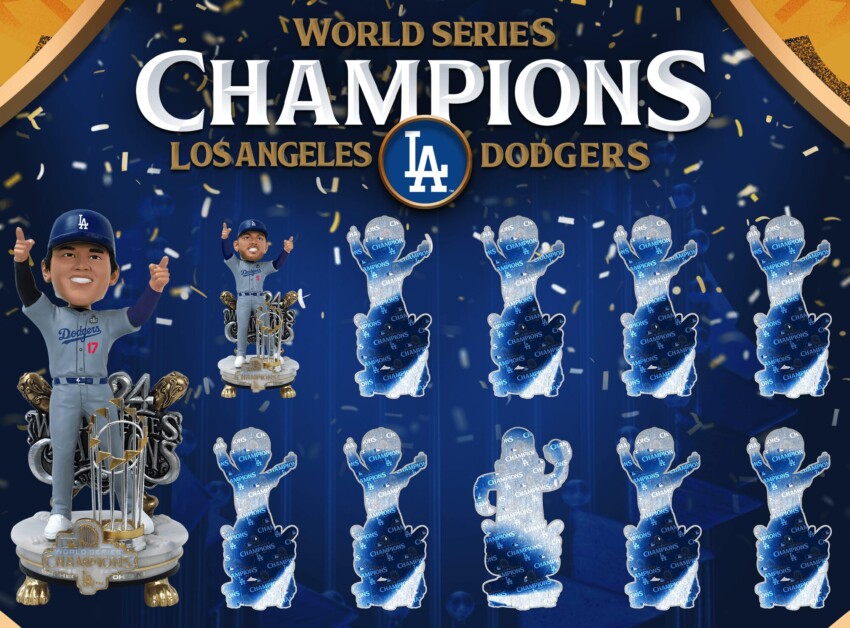 FOCO Selling New Dodgers World Series Champions Bobbleheads