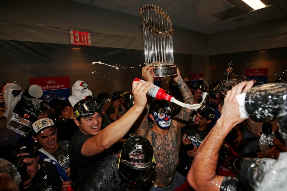 WATCH Dodgers Clubhouse Celebration Of 2024 World Series Championship