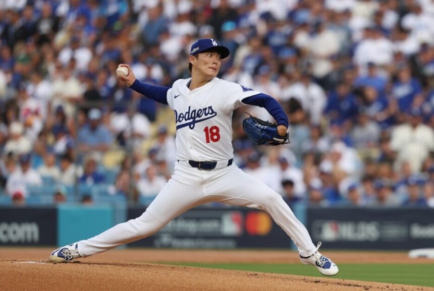 Yoshinobu Yamamoto, 2024 NLDS