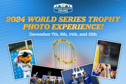 2024 Dodgers World Series trophy photo experience