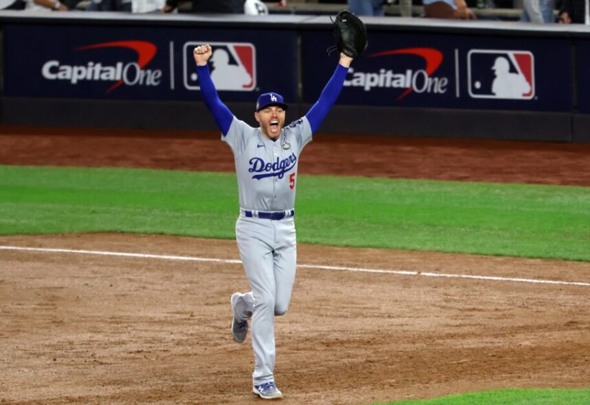 Freddie Freeman, Dodgers win, 2024 World Series