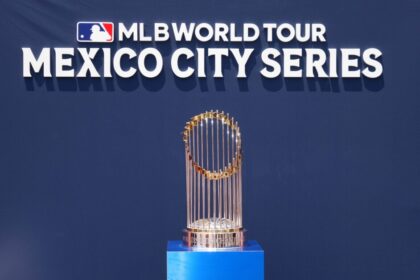 Mexico City Series, World Series trophy, MLB World Tour 2024