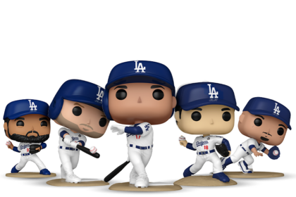 Funko POP! Los Angeles Dodgers 2024 World Series Champions 5-Pack, Shohei Ohtani, Mookie Betts, Freddie Freeman, Teoscar Hernández, Yoshinobu Yamamoto