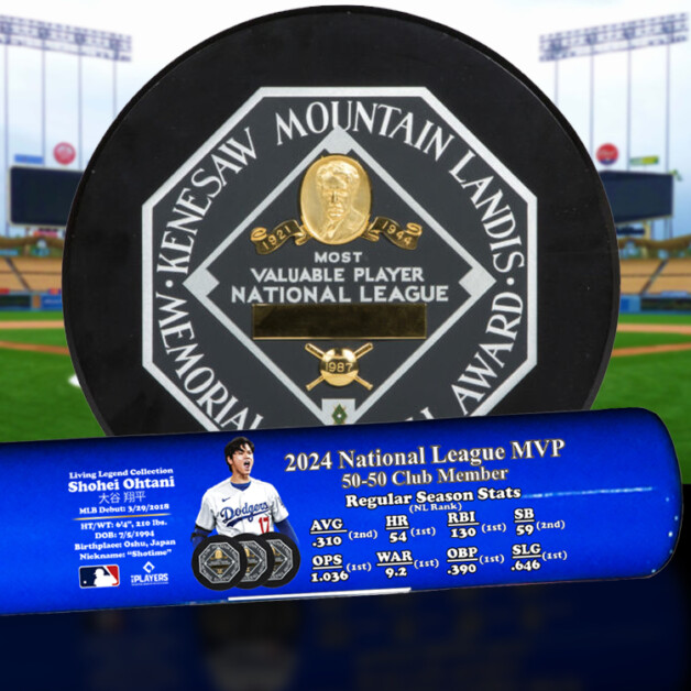 Shohei Ohtani 2024 NL MVP bat, Nikco Sports