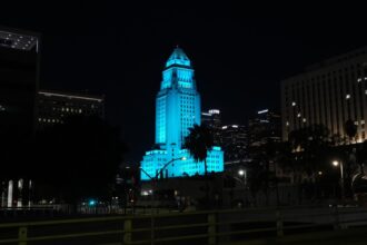 Los Angeles City Hall, 2024 World Series