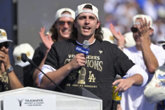 Brent Honeywell, Dodgers World Series parade celebration