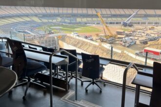 Dodger Stadium renovations, construction