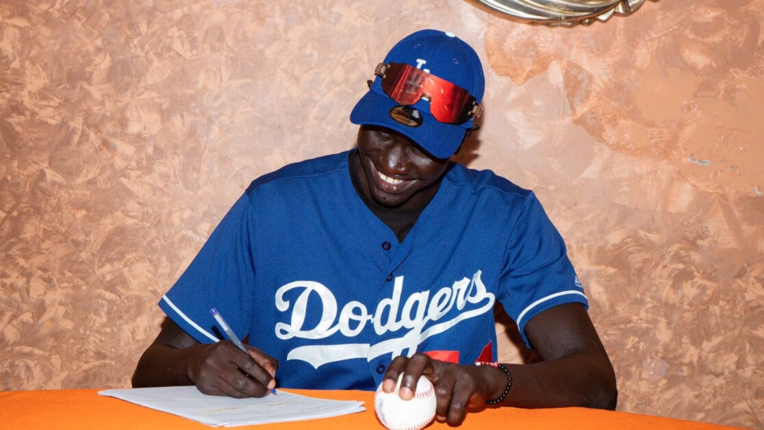 Joseph Deng Signs With Dodgers To 1st Pro Player From South Sudan