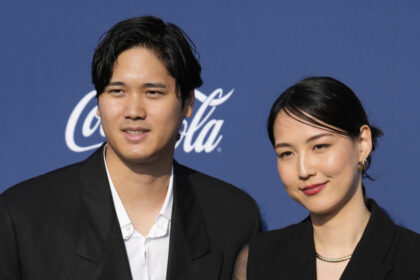 Shohei Ohtani, Mamiko Tanaka, Los Angeles Dodgers Foundation Blue Diamond Gala