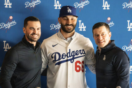 Tanner Scott, Andrew Friedman, Brandon Gomes, Press Conference