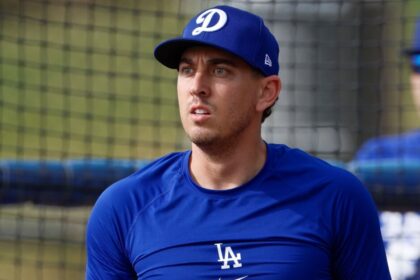 Austin Barnes, Dodgers workout, 2025 Dodgers Spring Training