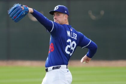 Bobby Miller, 2025 Dodgers Spring Training, Dodgers workout