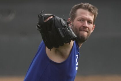 Clayton Kershaw, 2025 Dodgers Spring Training, Dodgers workout