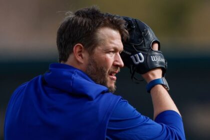 Clayton Kershaw, Dodgers workout, 2025 Dodgers Spring Training