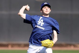 Roki Sasaki, 2025 Dodgers Spring Training, Dodgers workout