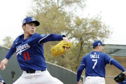 Roki Sasaki, Blake Snell, Dodgers workout, 2025 Spring Training