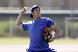 Shohei Ohtani, 2025 Dodgers Spring Training