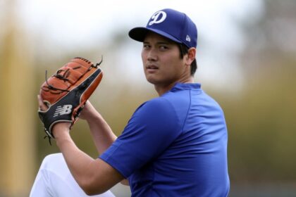 Shohei Ohtani, 2025 Dodgers Spring Training, Dodgers workout