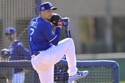 Blake Snell, Dodgers workout, 2025 Spring Training