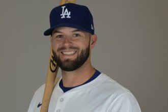 David Bote, Dodgers Photo Day, 2025 Spring Training