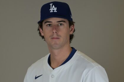 Nick Frasso, Dodgers Photo Day, 2025 Spring Training