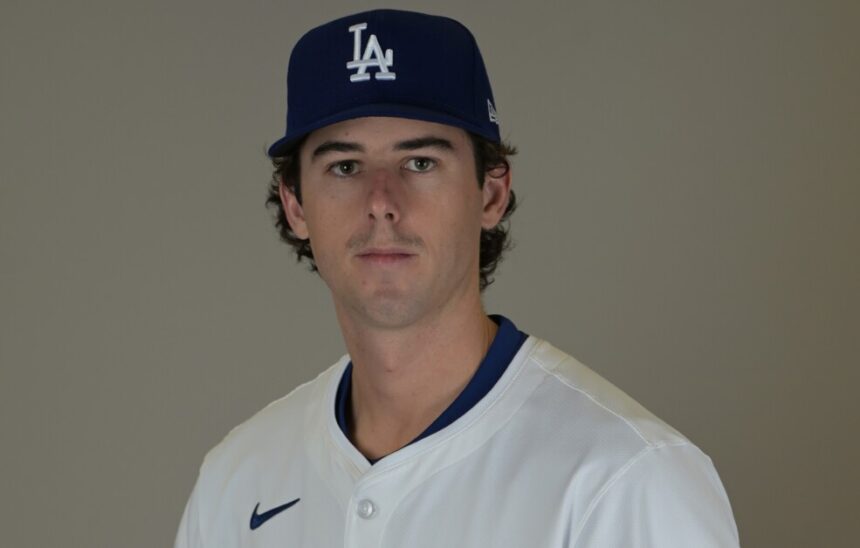 Nick Frasso, Dodgers Photo Day, 2025 Spring Training