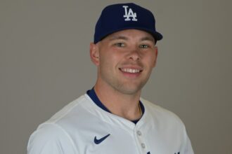 Dalton Rushing, Dodgers photo day, 2025 Spring Training
