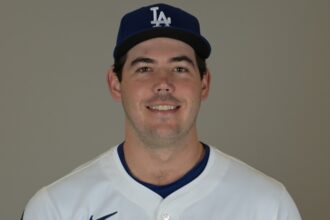 Jack Little, Dodgers photo day, 2025 Spring Training