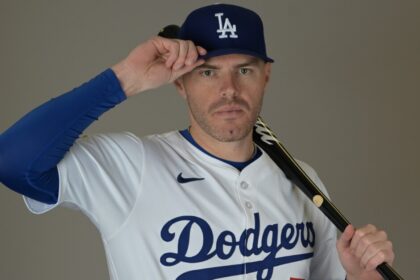 Freddie Freeman, Dodgers photo day, 2025 Spring Training