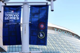 Tokyo Series banner, Tokyo Dome, MLB World Tour 2025