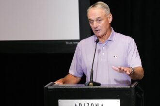 Rob Manfred, Cactus League Media Day, 2025 Spring Training