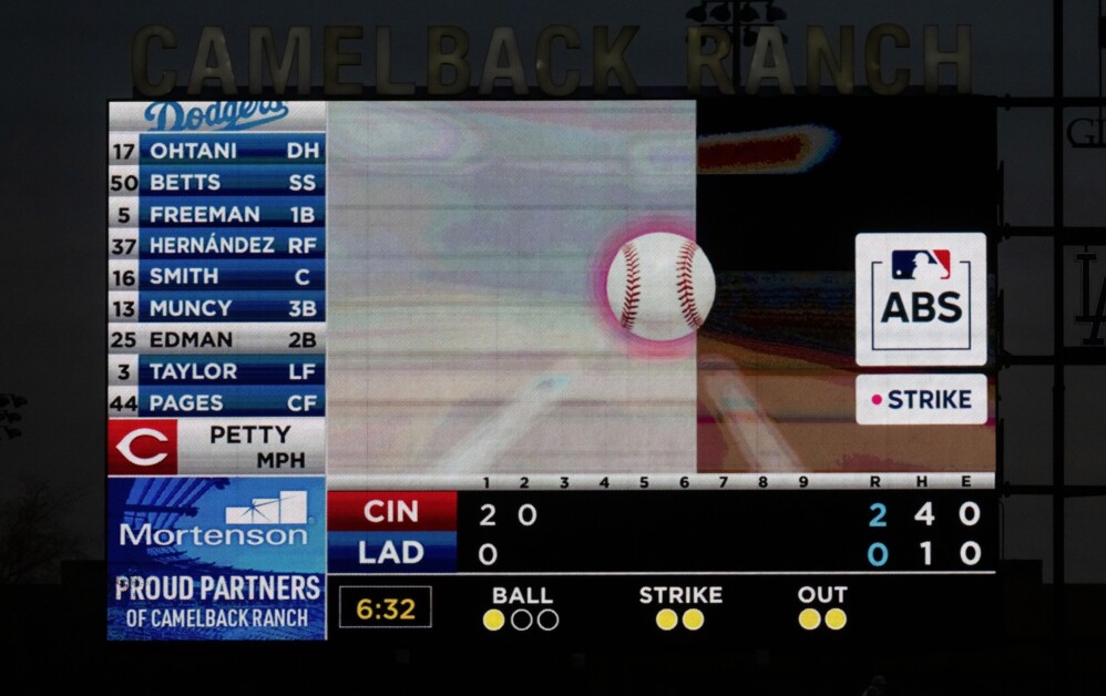 MLB Implementing ABS Challenge System Full Time At Start Of 2026 Season